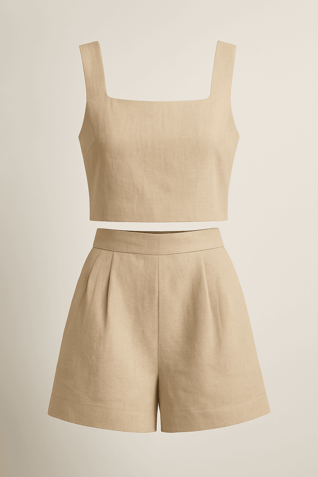 Beige Linen Co-ord
