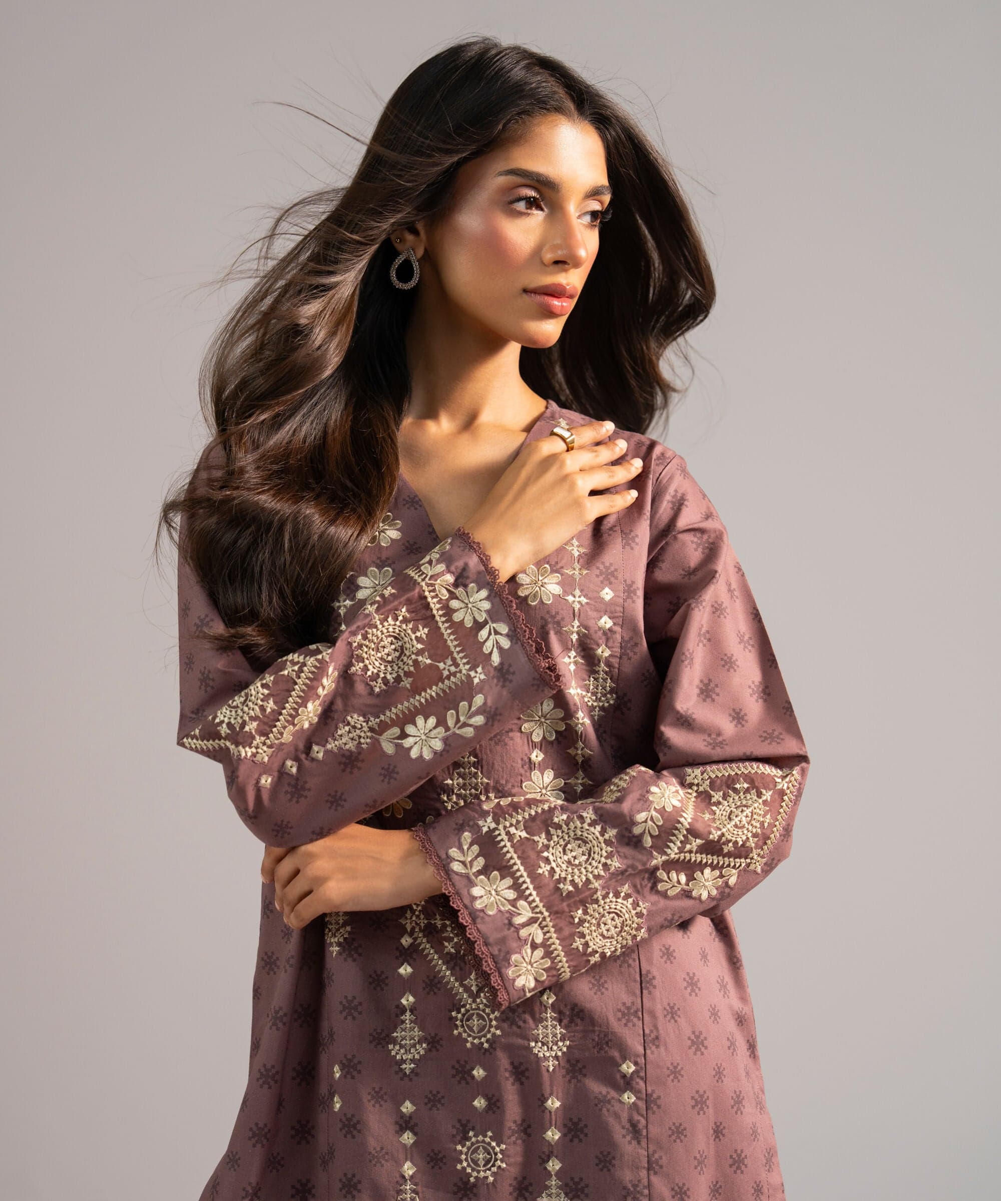2 Piece - Embroidered Lawn Suit