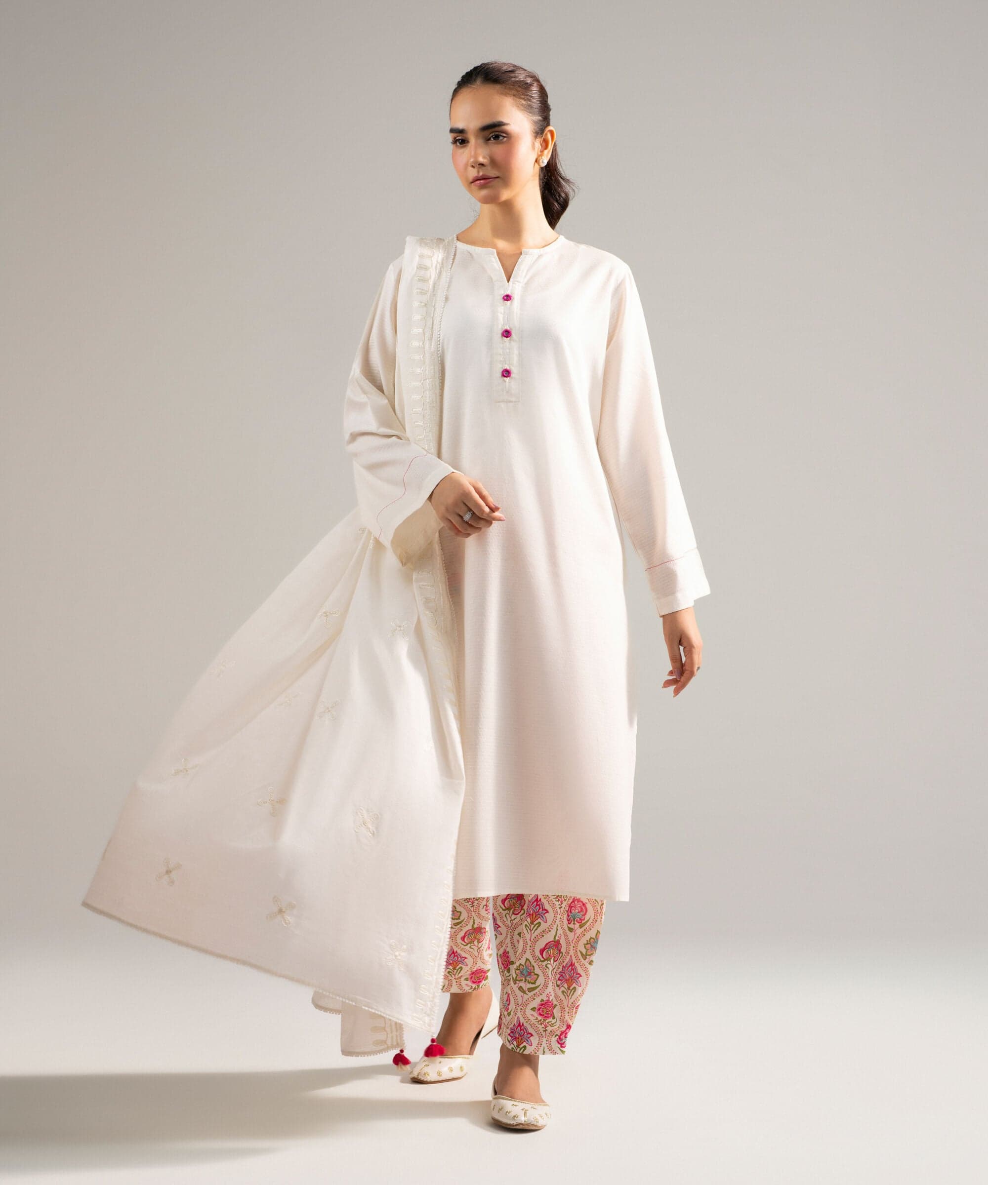 3 Piece - Solid Dobby Suit